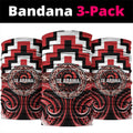 Aotearoa Te Arawa Neck Gaiter Maori Iwi Poutama Puhoro Tattoo