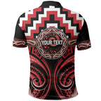 Aotearoa Te Arawa Personalised Polo Shirt Maori Iwi Poutama Puhoro Tattoo