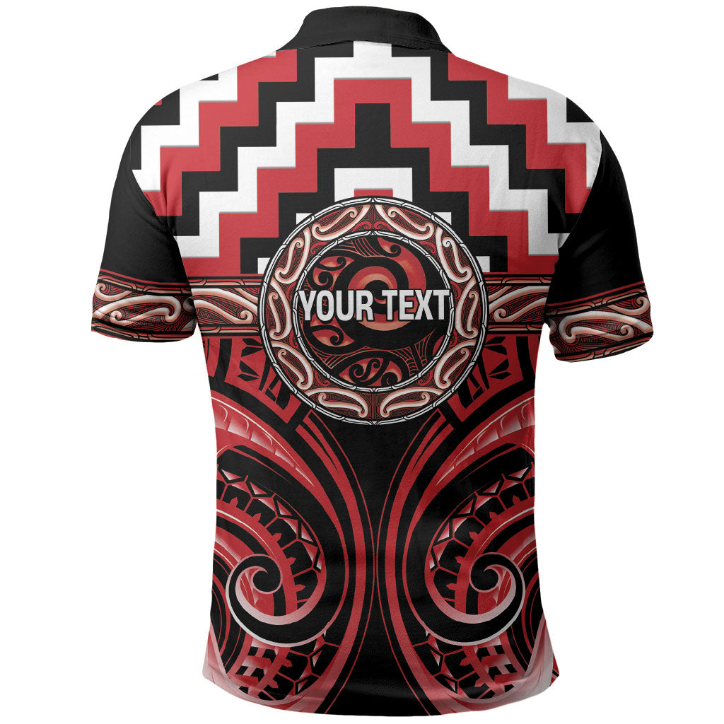 Aotearoa Te Arawa Personalised Polo Shirt Maori Iwi Poutama Puhoro Tattoo
