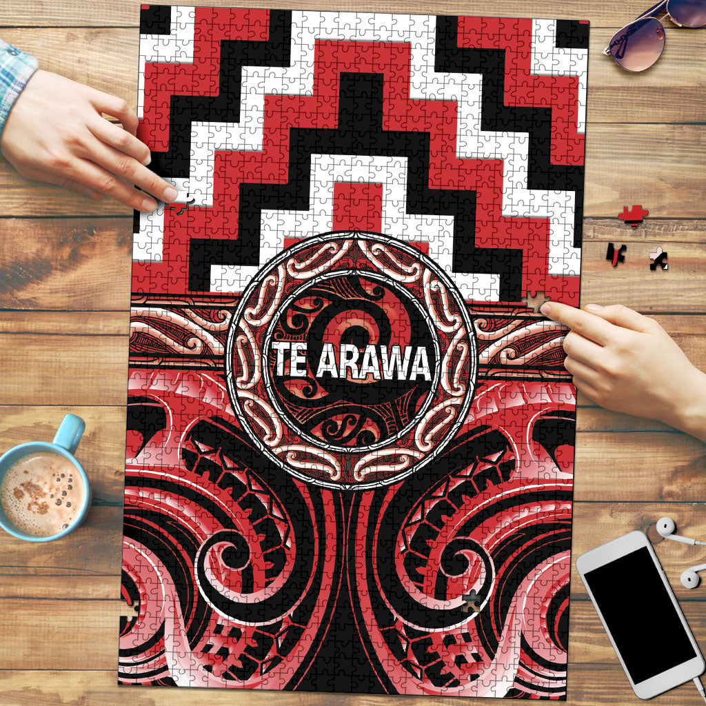 Aotearoa Te Arawa Puzzle Maori Iwi Poutama Puhoro Tattoo