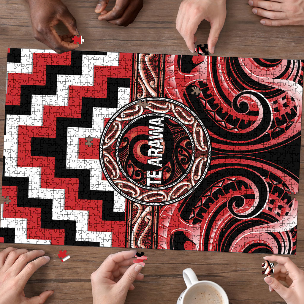 Aotearoa Te Arawa Puzzle Maori Iwi Poutama Puhoro Tattoo