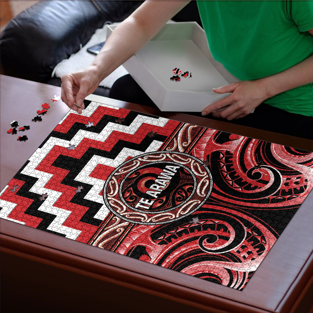 Aotearoa Te Arawa Puzzle Maori Iwi Poutama Puhoro Tattoo