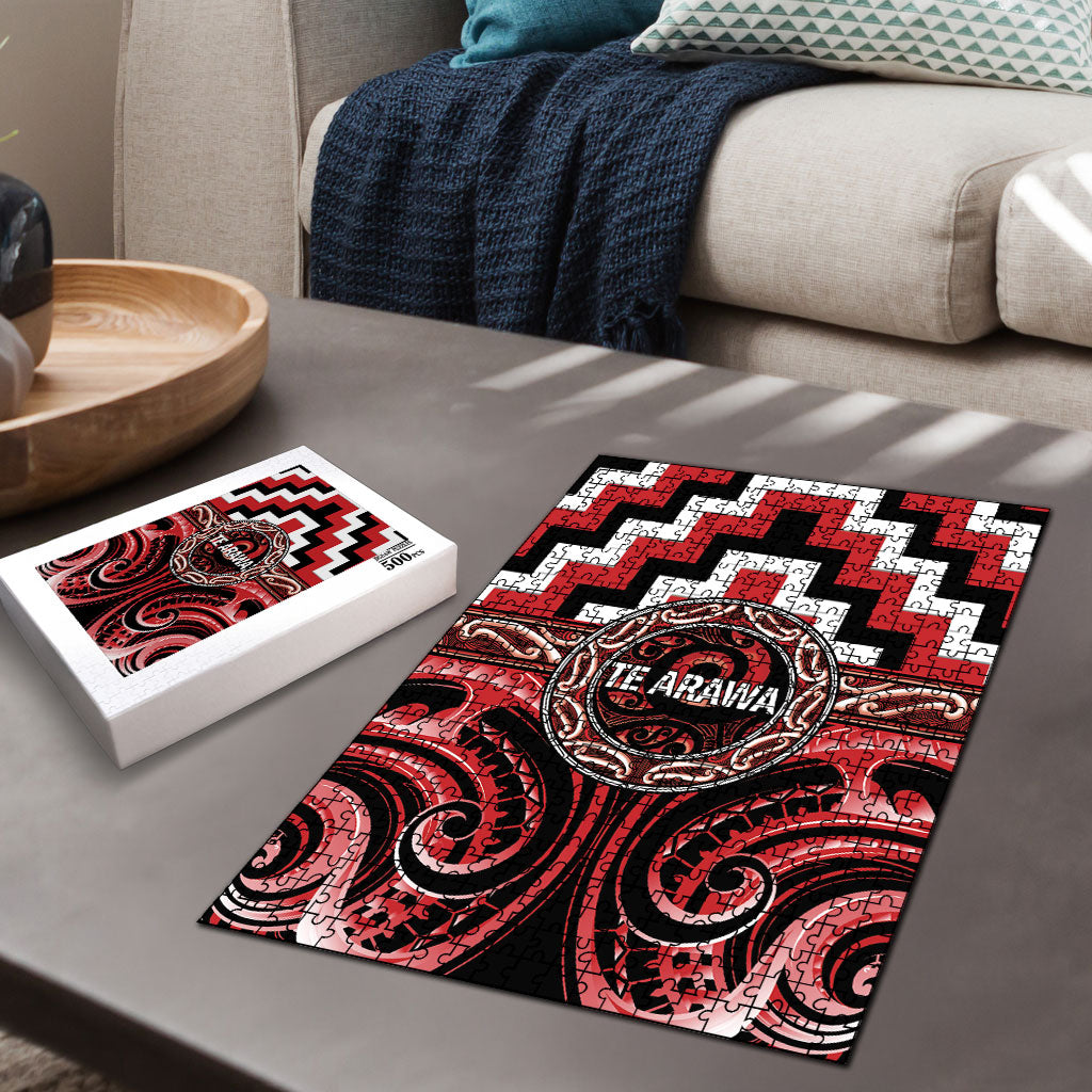 Aotearoa Te Arawa Puzzle Maori Iwi Poutama Puhoro Tattoo