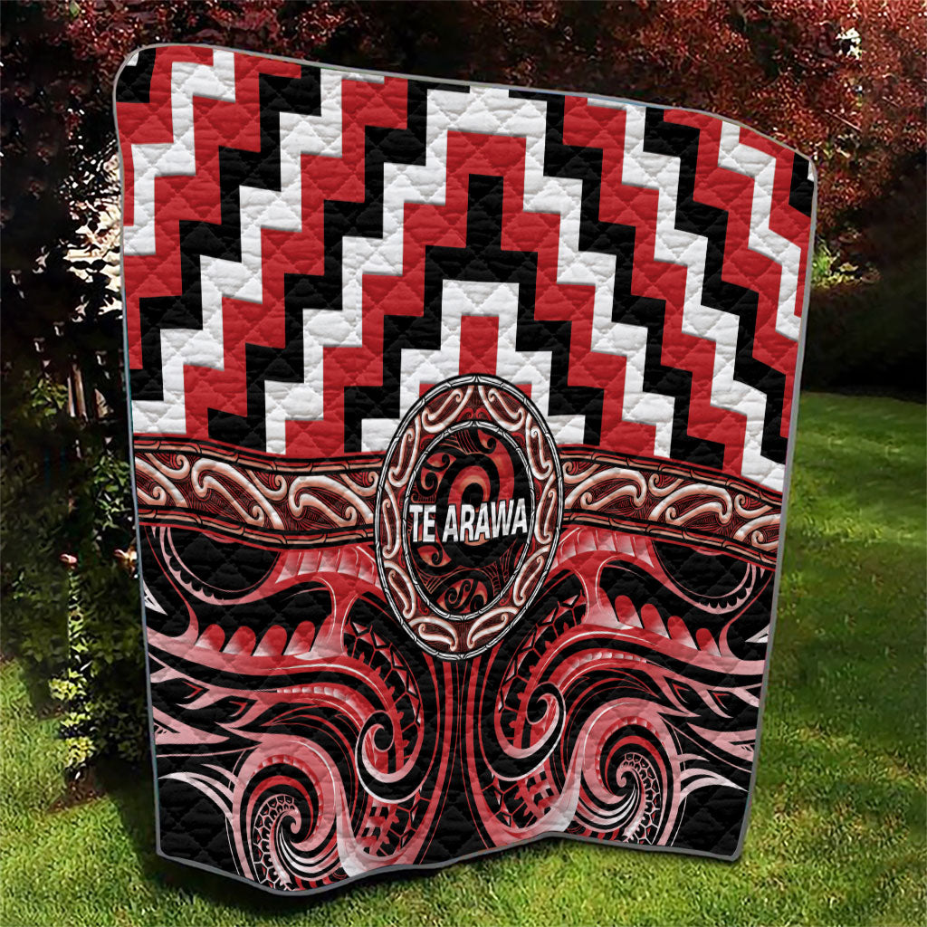 Aotearoa Te Arawa Quilt Maori Iwi Poutama Puhoro Tattoo