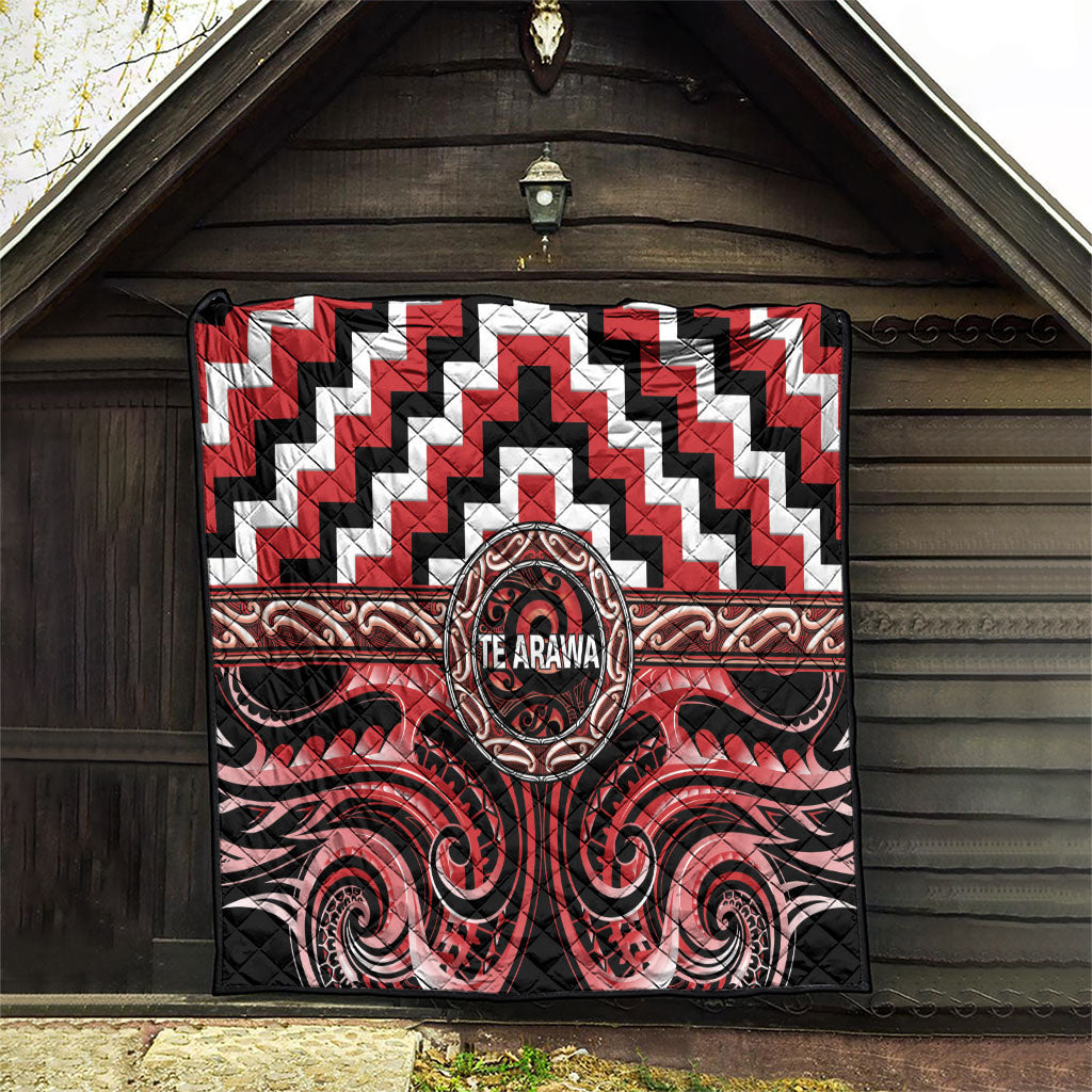 Aotearoa Te Arawa Quilt Maori Iwi Poutama Puhoro Tattoo