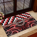 Aotearoa Te Arawa Rubber Doormat Maori Iwi Poutama Puhoro Tattoo