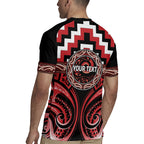 Aotearoa Te Arawa Personalised Rugby Jersey Maori Iwi Poutama Puhoro Tattoo