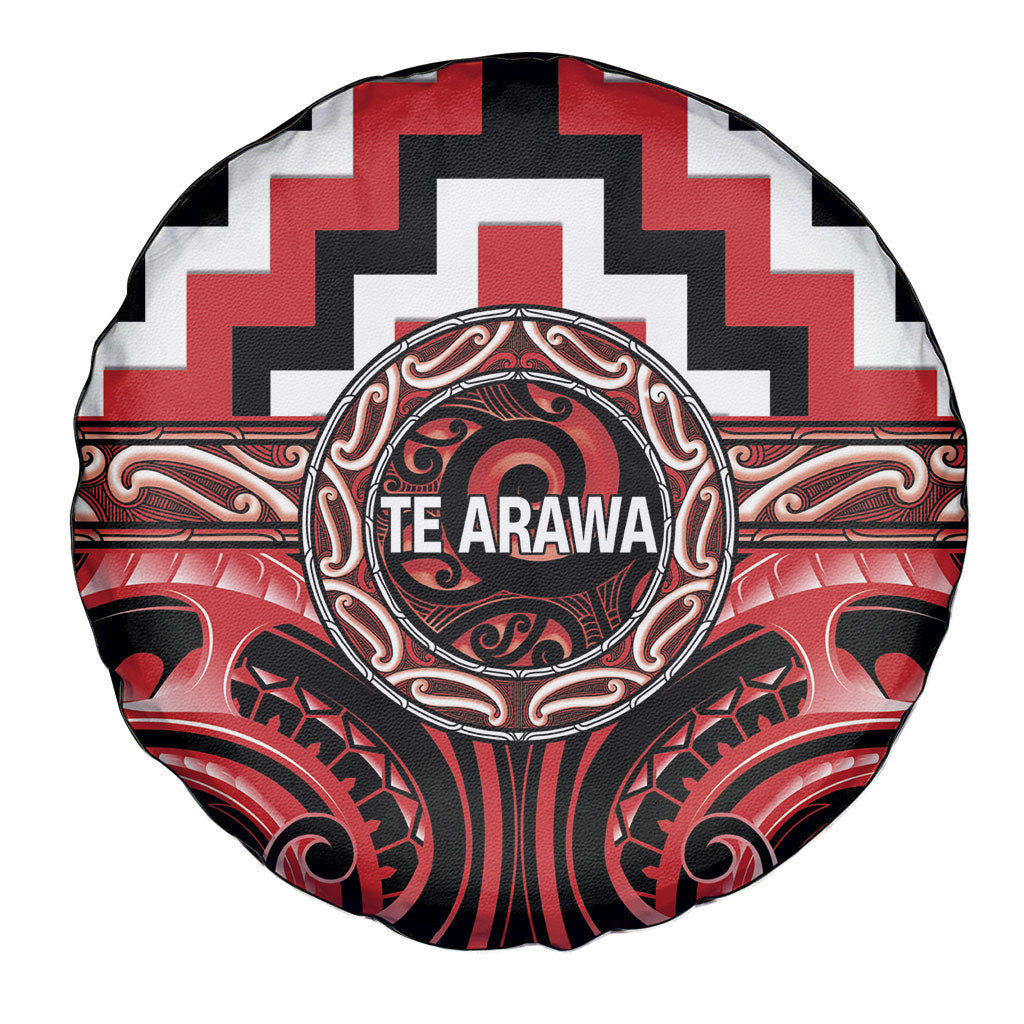 Aotearoa Te Arawa Spare Tire Cover Maori Iwi Poutama Puhoro Tattoo