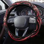 Aotearoa Te Arawa Steering Wheel Cover Maori Iwi Poutama Puhoro Tattoo