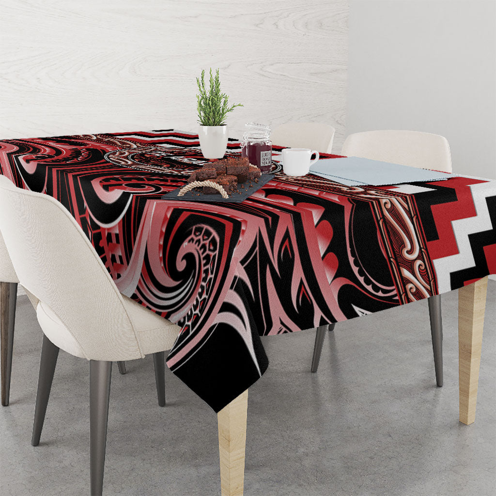 Aotearoa Te Arawa Tablecloth Maori Iwi Poutama Puhoro Tattoo
