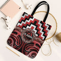 Aotearoa Te Arawa Tote Bag Maori Iwi Poutama Puhoro Tattoo