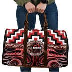 Aotearoa Te Arawa Travel Bag Maori Iwi Poutama Puhoro Tattoo
