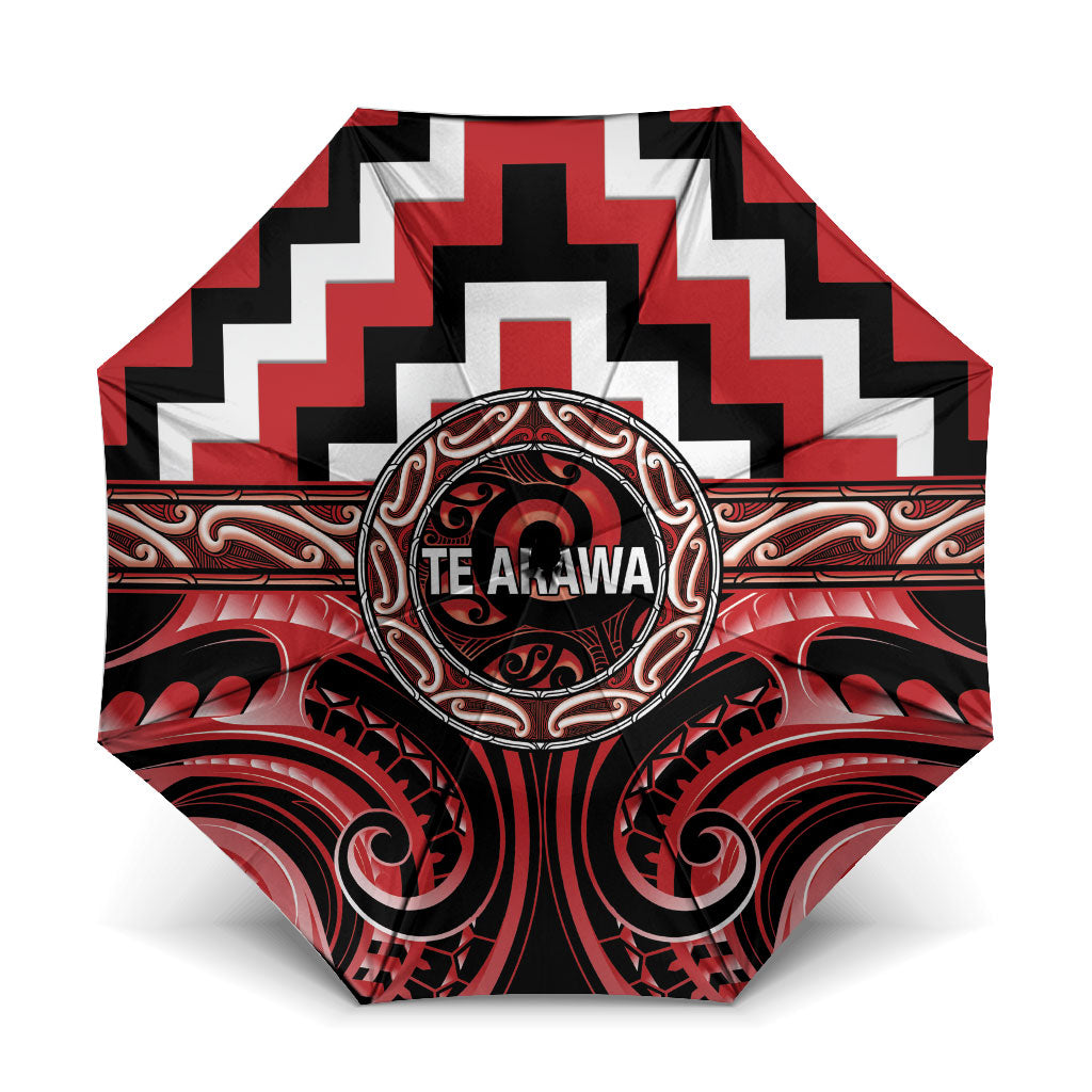 Aotearoa Te Arawa Umbrella Maori Iwi Poutama Puhoro Tattoo