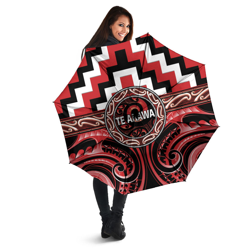 Aotearoa Te Arawa Umbrella Maori Iwi Poutama Puhoro Tattoo