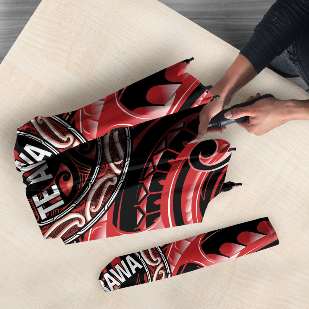 Aotearoa Te Arawa Umbrella Maori Iwi Poutama Puhoro Tattoo