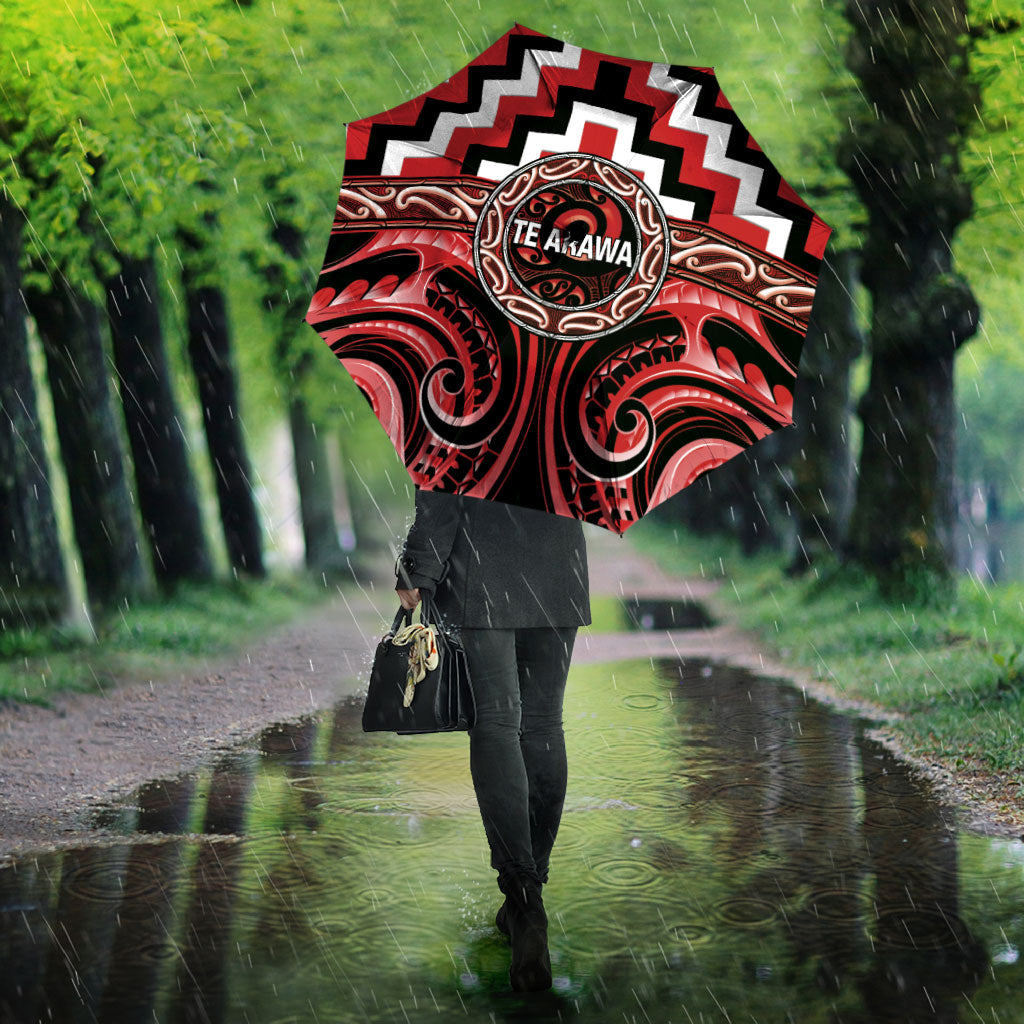 Aotearoa Te Arawa Umbrella Maori Iwi Poutama Puhoro Tattoo