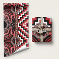 Aotearoa Te Arawa Wrapping Paper Maori Iwi Poutama Puhoro Tattoo