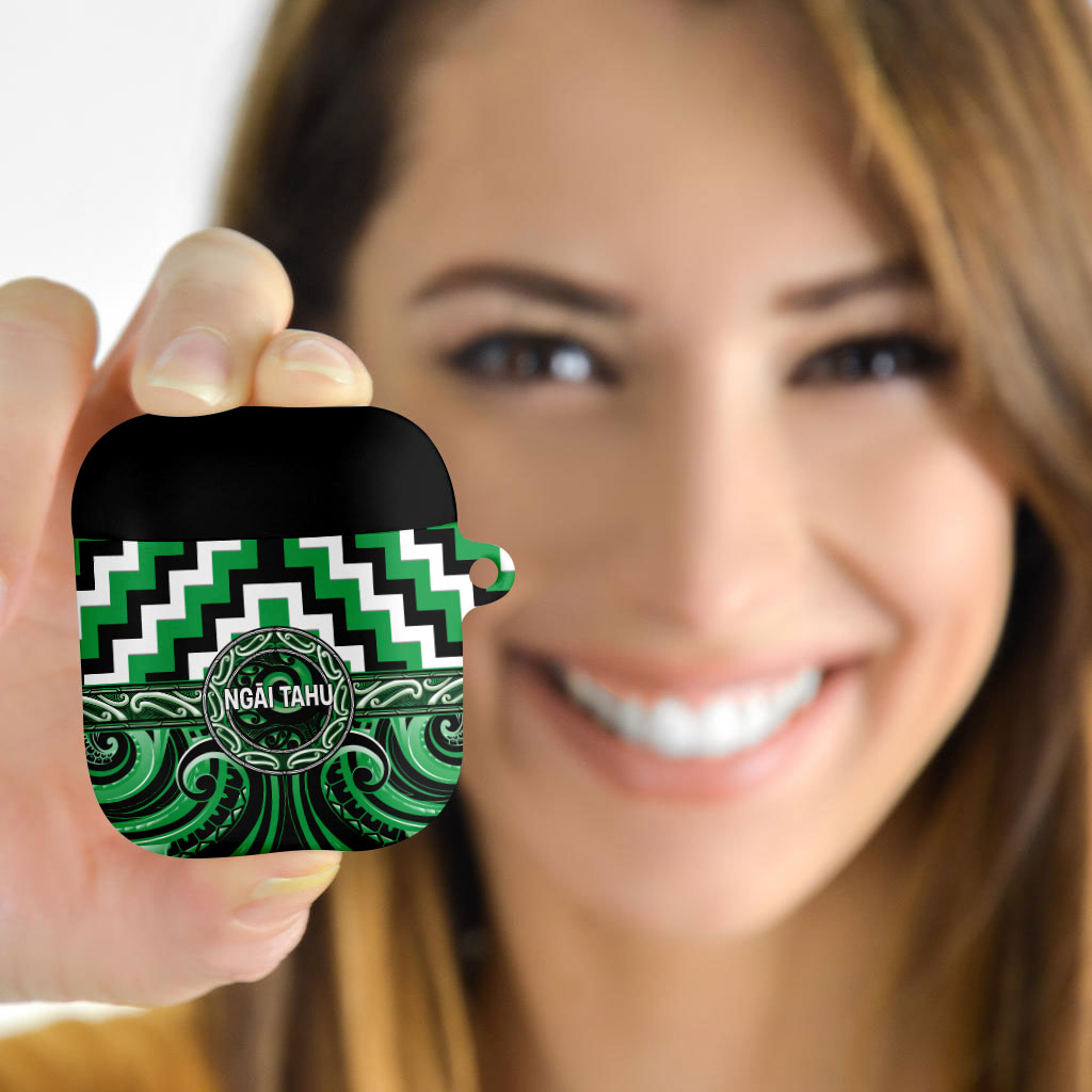 Aotearoa Ngai Tahu AirPods Case Maori Iwi Poutama Puhoro Tattoo