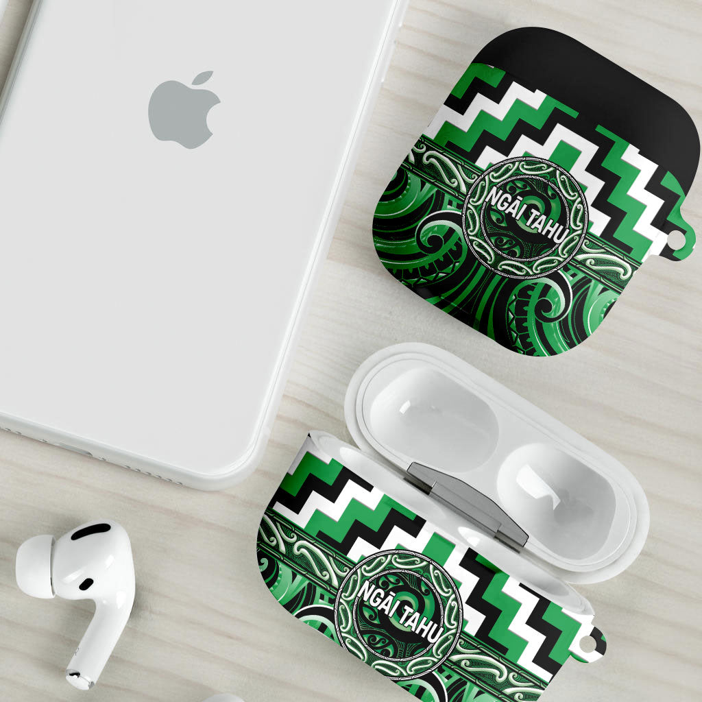 Aotearoa Ngai Tahu AirPods Case Maori Iwi Poutama Puhoro Tattoo