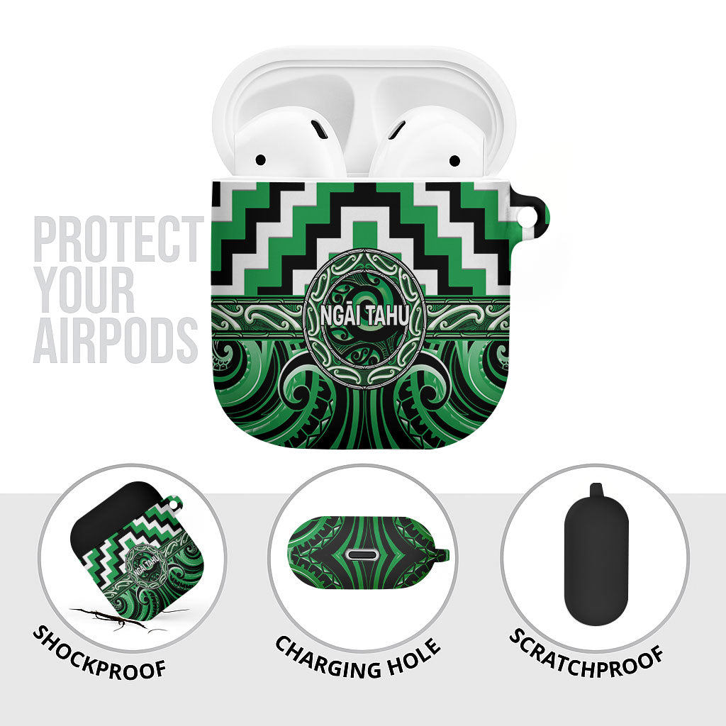 Aotearoa Ngai Tahu AirPods Case Maori Iwi Poutama Puhoro Tattoo