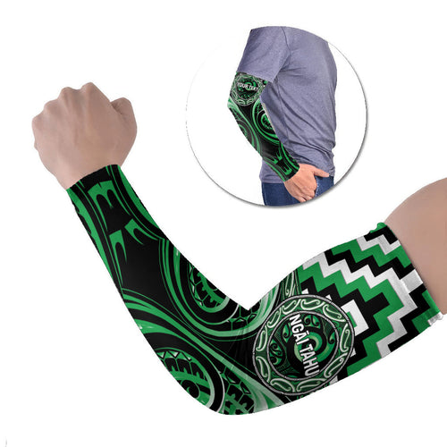 Aotearoa Ngai Tahu Personalised Arm Sleeves Maori Iwi Poutama Puhoro Tattoo