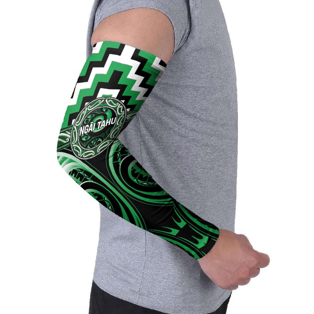 Aotearoa Ngai Tahu Personalised Arm Sleeves Maori Iwi Poutama Puhoro Tattoo