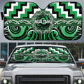 Aotearoa Ngai Tahu Auto Sun Shade Maori Iwi Poutama Puhoro Tattoo