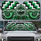 Aotearoa Ngai Tahu Auto Sun Shade Maori Iwi Poutama Puhoro Tattoo