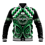 Aotearoa Ngai Tahu Personalised Baseball Jacket Maori Iwi Poutama Puhoro Tattoo