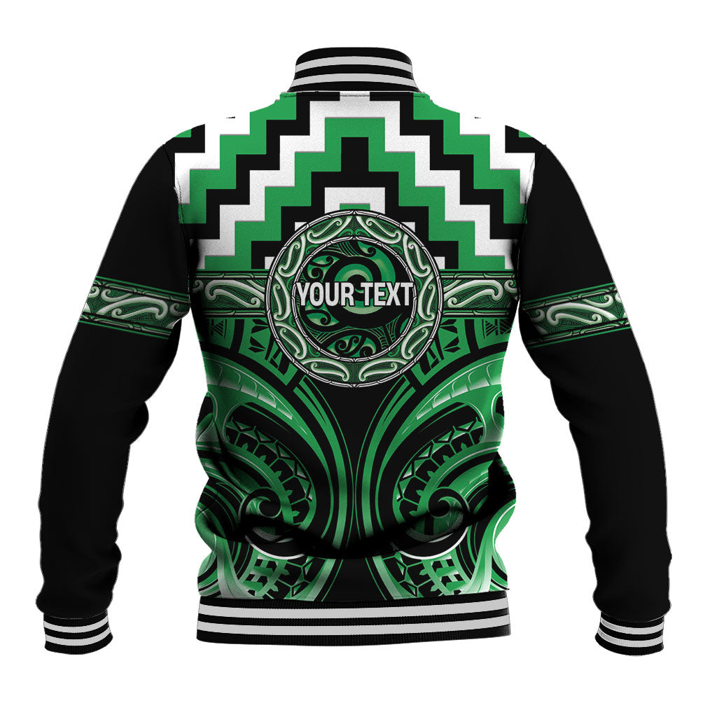 Aotearoa Ngai Tahu Personalised Baseball Jacket Maori Iwi Poutama Puhoro Tattoo