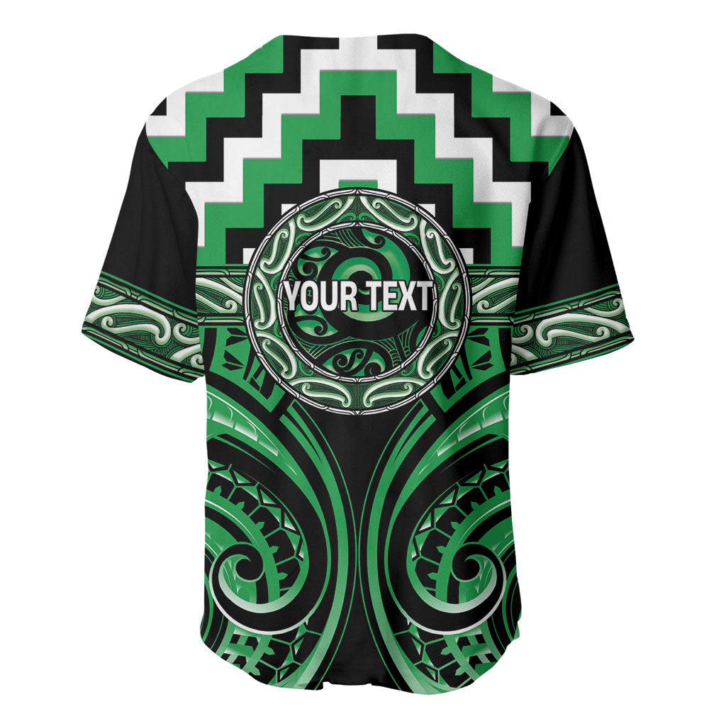 Aotearoa Ngai Tahu Personalised Baseball Jersey Maori Iwi Poutama Puhoro Tattoo