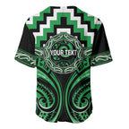 Aotearoa Ngai Tahu Personalised Baseball Jersey Maori Iwi Poutama Puhoro Tattoo