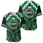 Aotearoa Ngai Tahu Personalised Baseball Jersey Maori Iwi Poutama Puhoro Tattoo