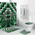 Aotearoa Ngai Tahu Bathroom Set Maori Iwi Poutama Puhoro Tattoo
