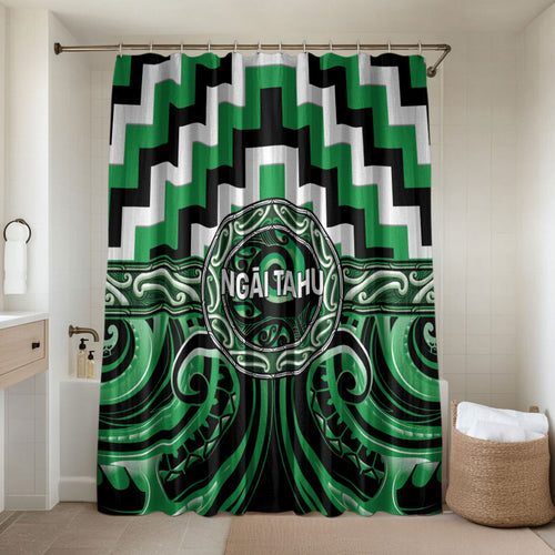 Aotearoa Ngai Tahu Bathroom Set Maori Iwi Poutama Puhoro Tattoo