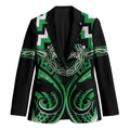 Aotearoa Ngai Tahu Personalised Blazer Maori Iwi Poutama Puhoro Tattoo