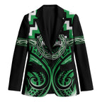 Aotearoa Ngai Tahu Personalised Blazer Maori Iwi Poutama Puhoro Tattoo