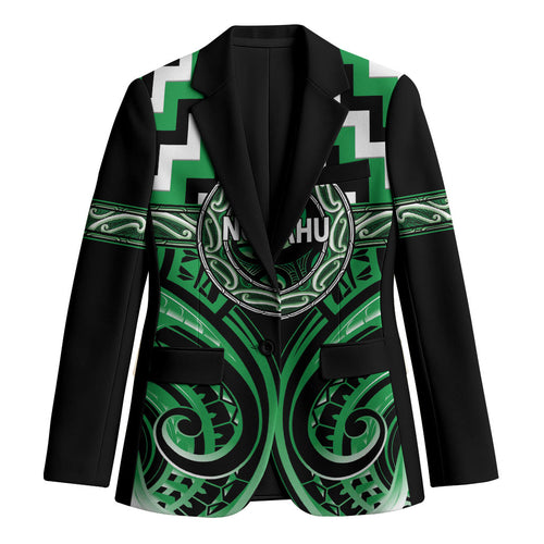 Aotearoa Ngai Tahu Personalised Blazer Maori Iwi Poutama Puhoro Tattoo