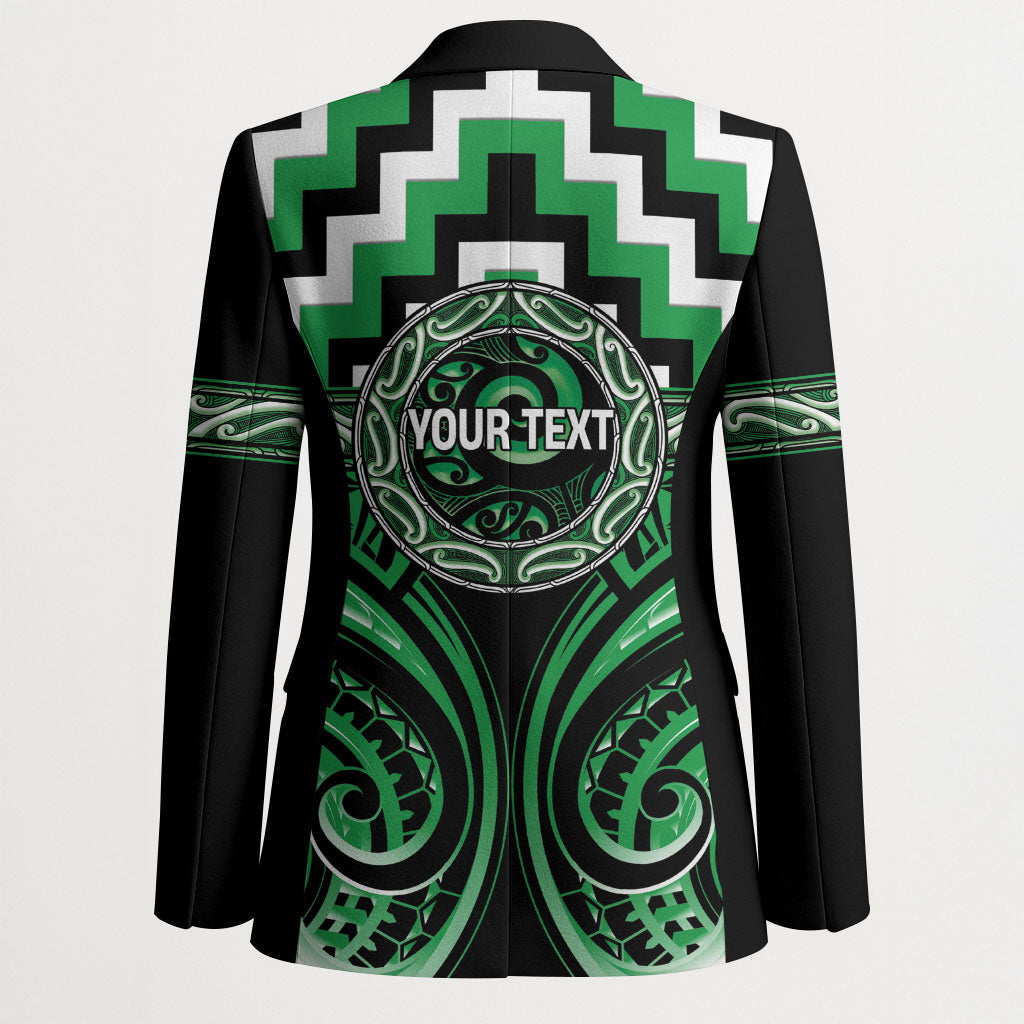 Aotearoa Ngai Tahu Personalised Blazer Maori Iwi Poutama Puhoro Tattoo