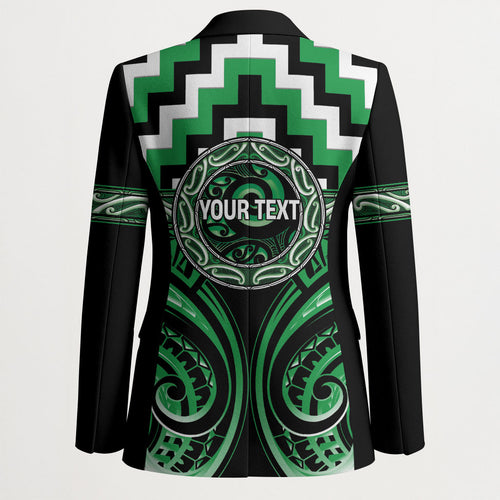 Aotearoa Ngai Tahu Personalised Blazer Maori Iwi Poutama Puhoro Tattoo