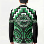 Aotearoa Ngai Tahu Personalised Blazer Maori Iwi Poutama Puhoro Tattoo