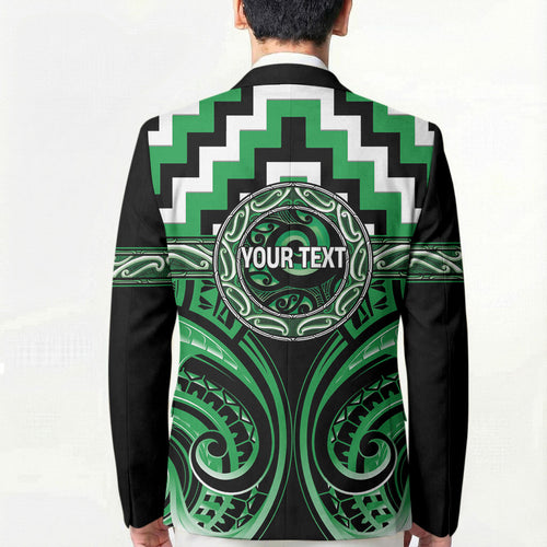 Aotearoa Ngai Tahu Personalised Blazer Maori Iwi Poutama Puhoro Tattoo