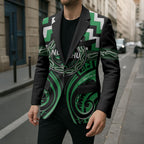 Aotearoa Ngai Tahu Personalised Blazer Maori Iwi Poutama Puhoro Tattoo