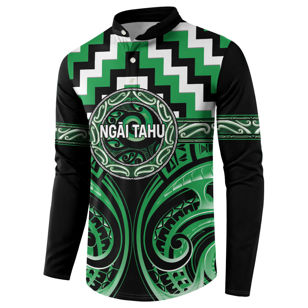 Aotearoa Ngai Tahu Personalised Button Sweatshirt Maori Iwi Poutama Puhoro Tattoo