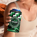 Aotearoa Ngai Tahu Personalised 4 in 1 Can Cooler Tumbler Maori Iwi Poutama Puhoro Tattoo