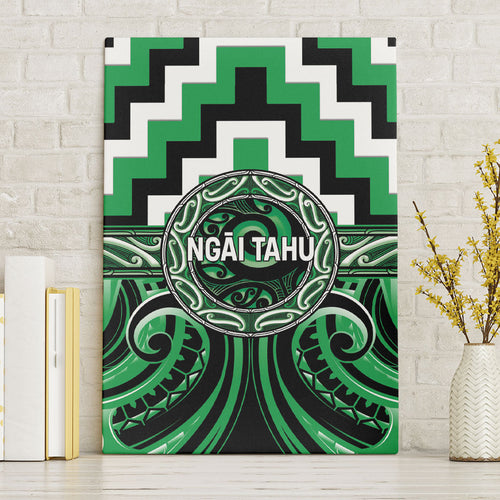 Aotearoa Ngai Tahu Canvas Wall Art Maori Iwi Poutama Puhoro Tattoo