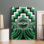 Aotearoa Ngai Tahu Canvas Wall Art Maori Iwi Poutama Puhoro Tattoo
