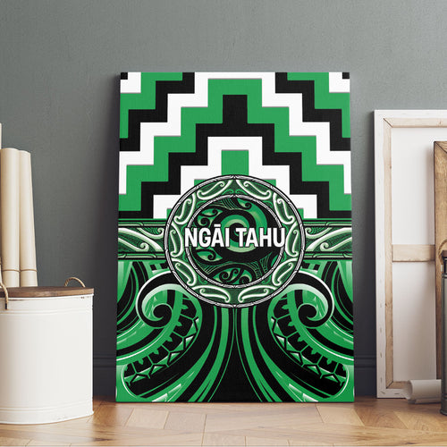 Aotearoa Ngai Tahu Canvas Wall Art Maori Iwi Poutama Puhoro Tattoo