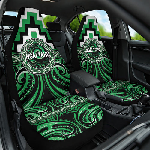 Aotearoa Ngai Tahu Car Seat Cover Maori Iwi Poutama Puhoro Tattoo