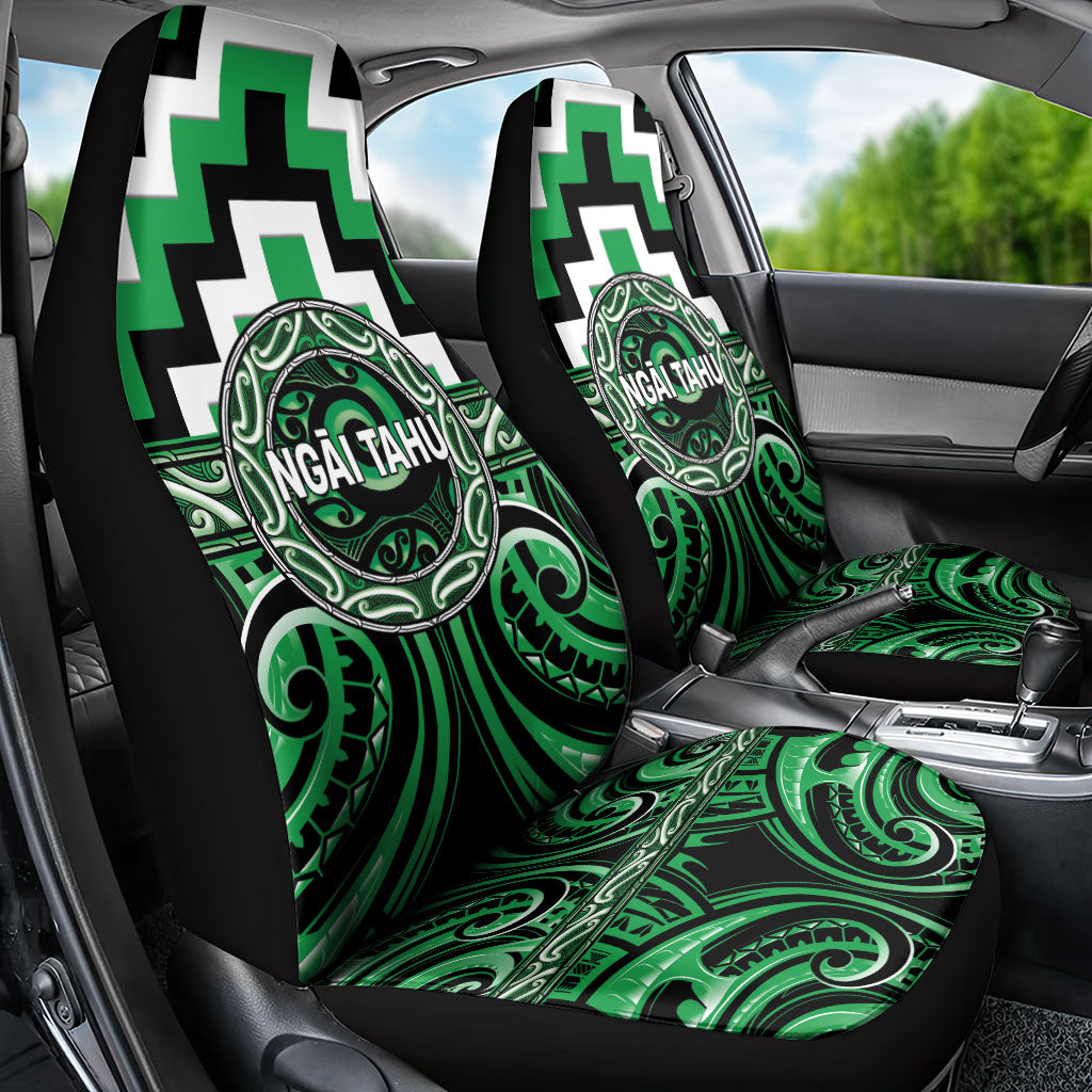 Aotearoa Ngai Tahu Car Seat Cover Maori Iwi Poutama Puhoro Tattoo